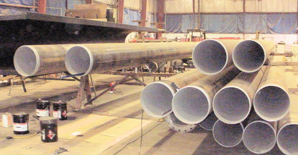 Fabrication Services - Custom pipe and tank fabrication