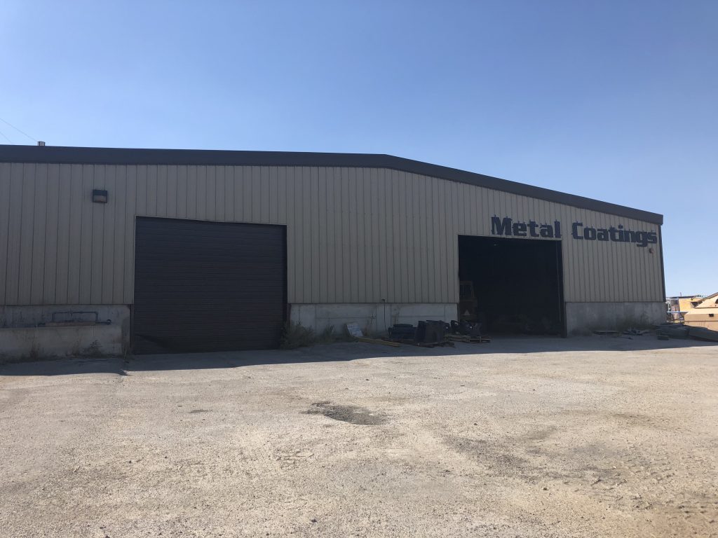 Front of Utah Metal Coatings warehouse